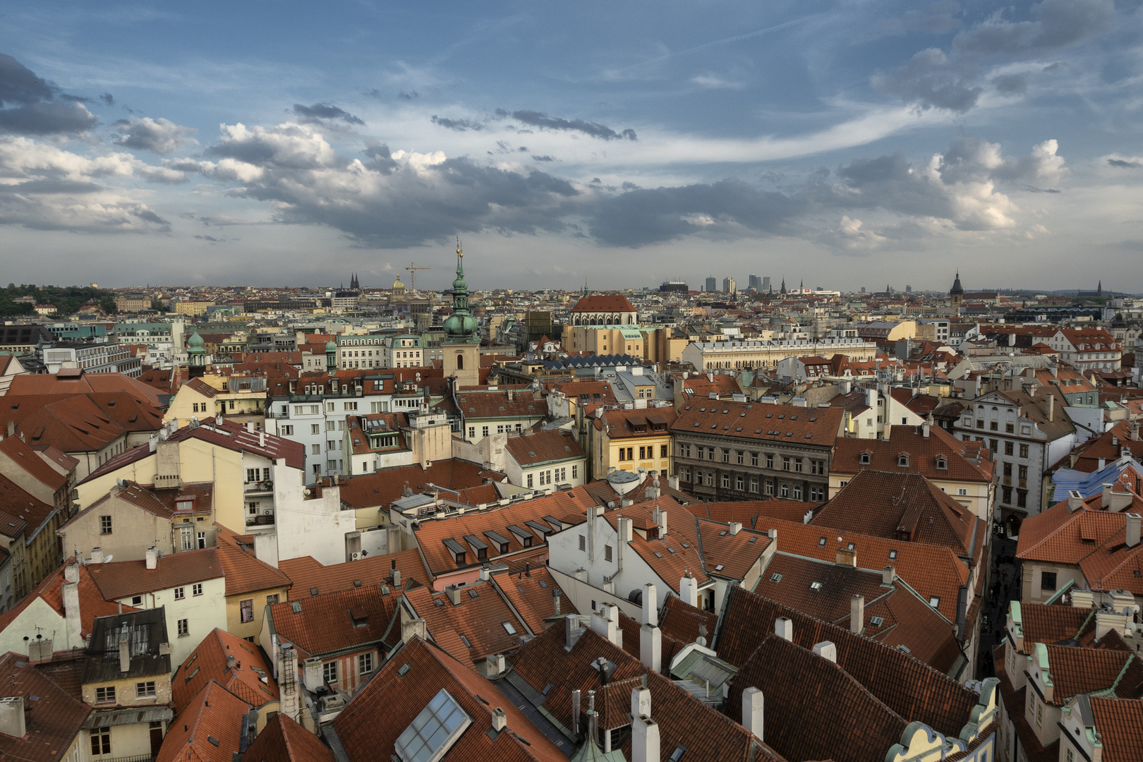 Praga, vista dalla torre del municipio