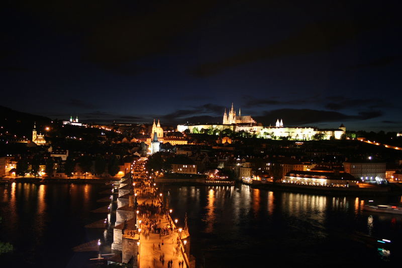 Praga,panorama notturno 3