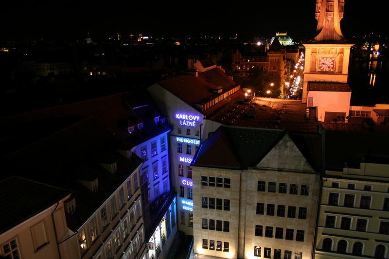 Praga,panorama notturno 4