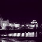 Praga,panorama notturno b&n 4