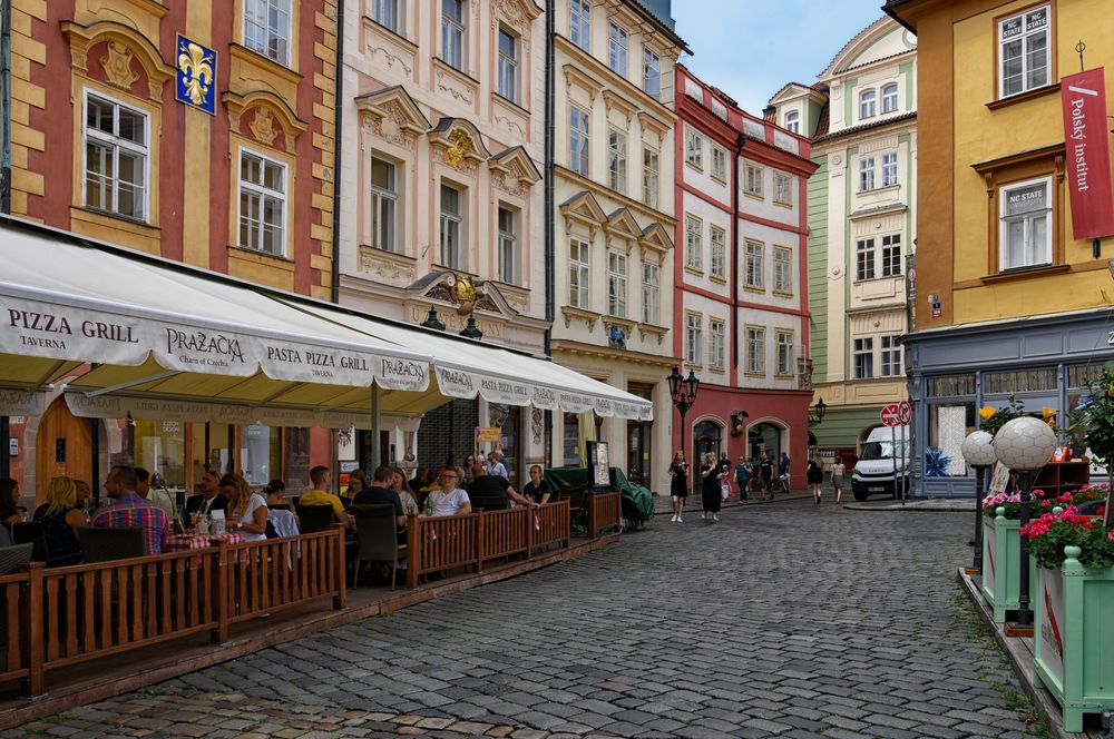 Prager Altstadt - schöne Fassaden -