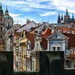 Prager Altstadt über den Dächern
