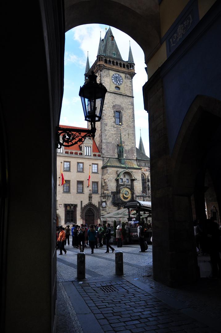 Prager Altstadt und Astronomische Uhr.