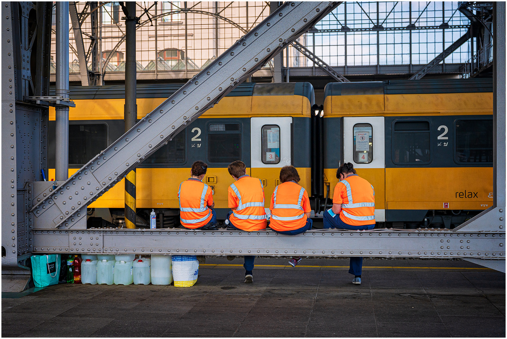 Prager Bahnhofsimpressionen