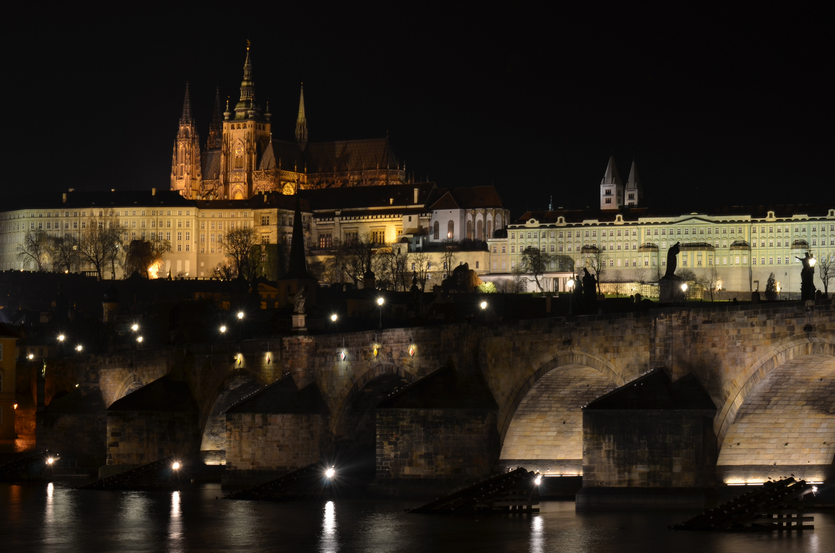 Prager Burg und Karlsbrücke