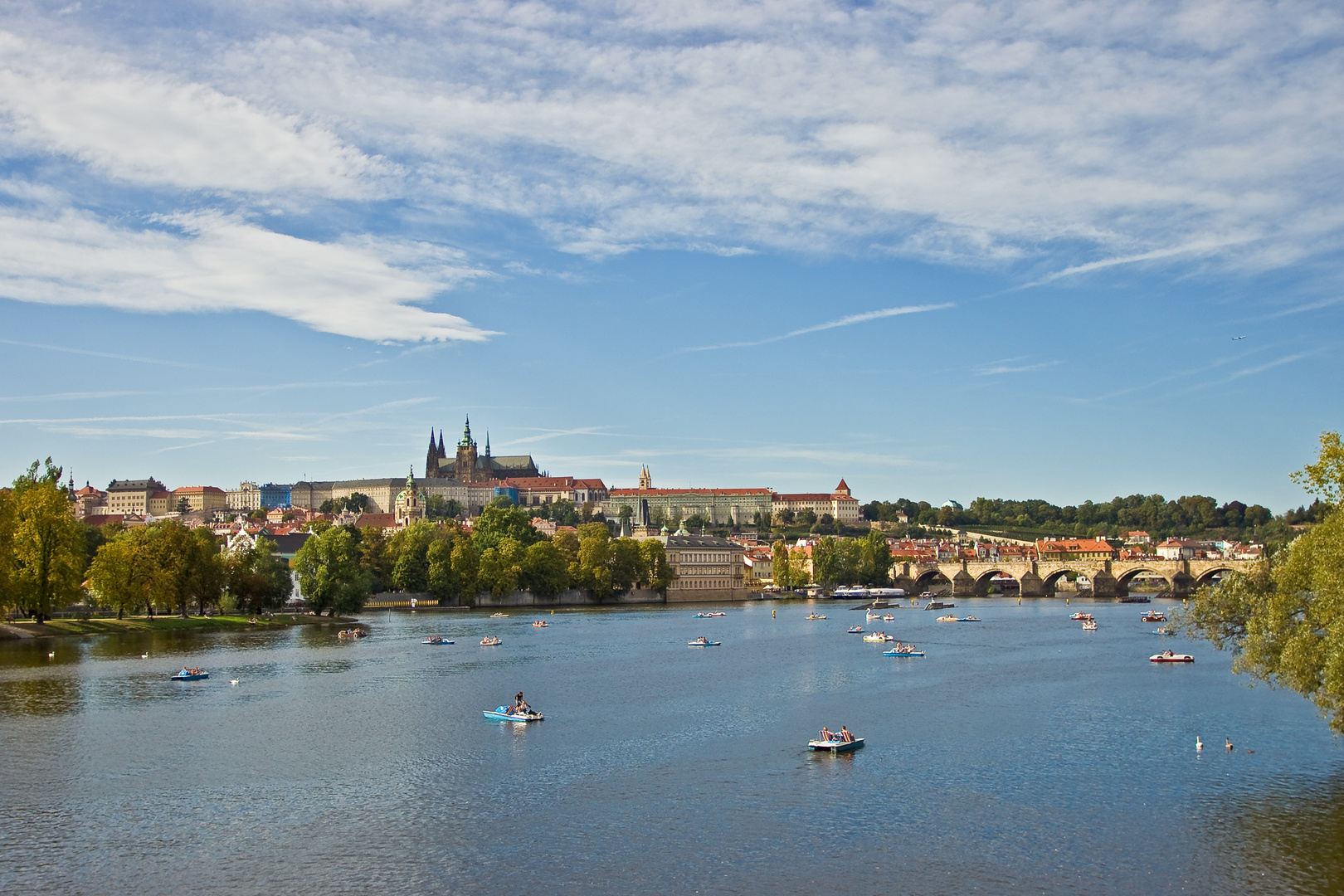 Prager Burg und Karlsbrücke