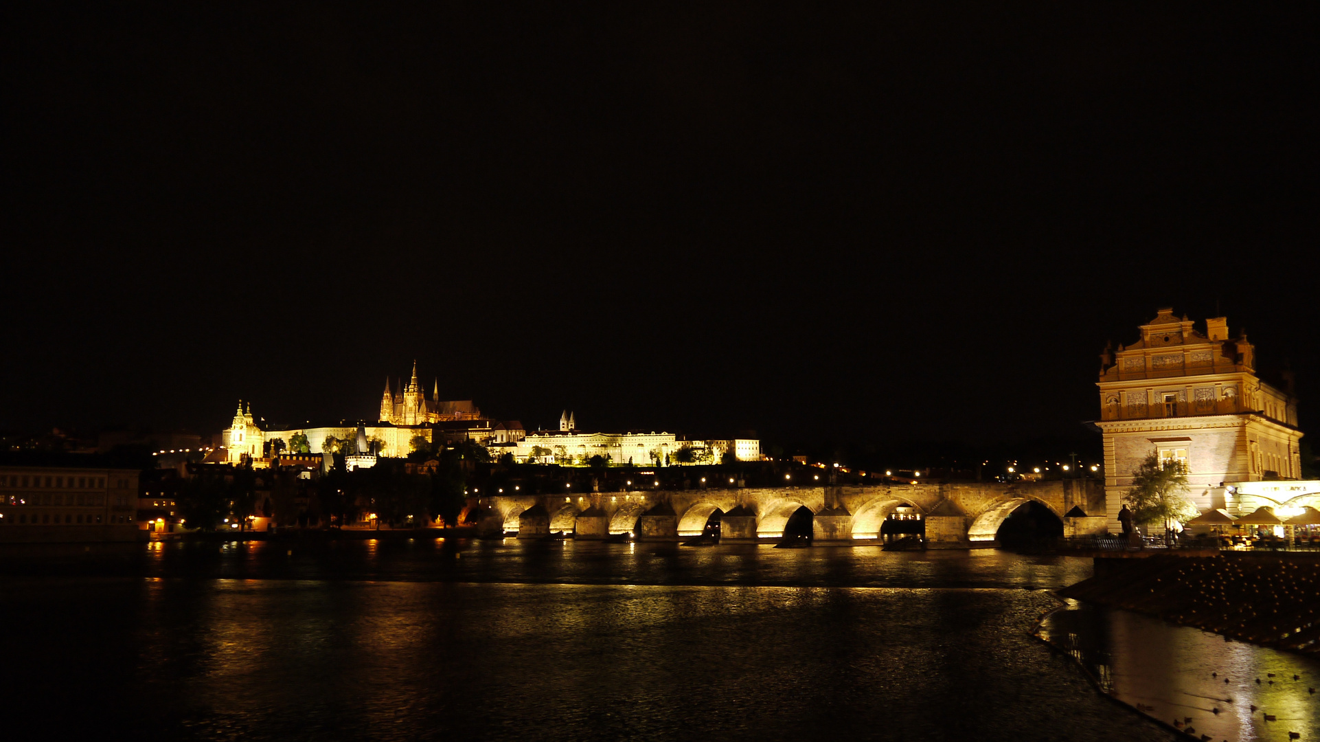 Prager Burg und Karlsbrücke