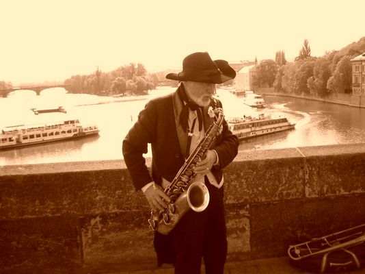 Prager Saxophonist