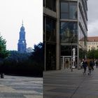 Prager Straße Dresden 1980 und 2019