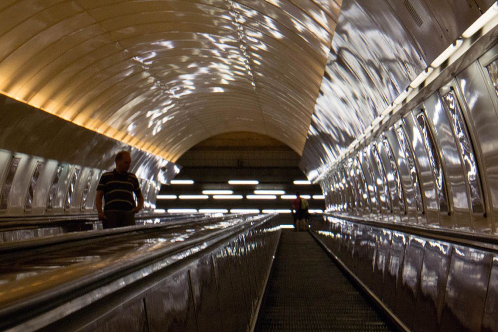 Prager U-Bahn-Rolltreppe