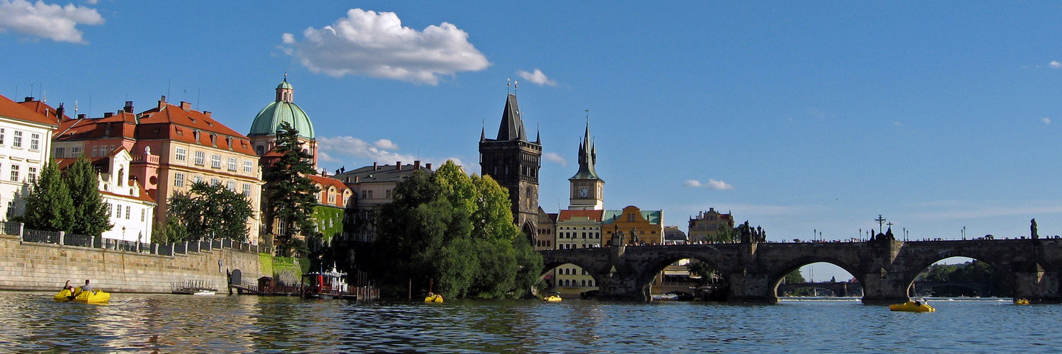 Prags Wahrzeichen, die Karlsbrücke