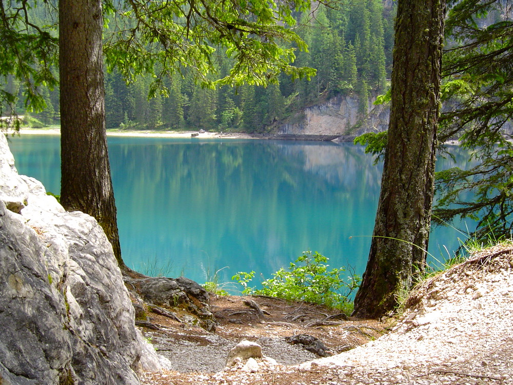 Pragser Wildsee in Traumfarben