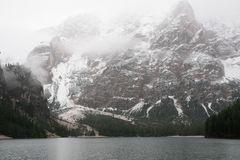 Pragser Wildsee mal nicht bei schönem Wetter