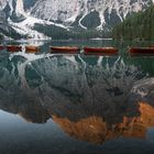 Pragser Wildsee mal ohne Hütte des Bootverleihs