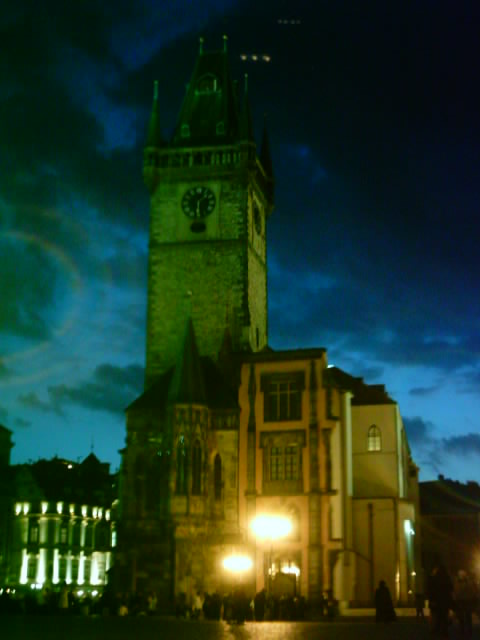 prague at night