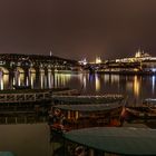 Prague at night