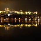 Prague at night