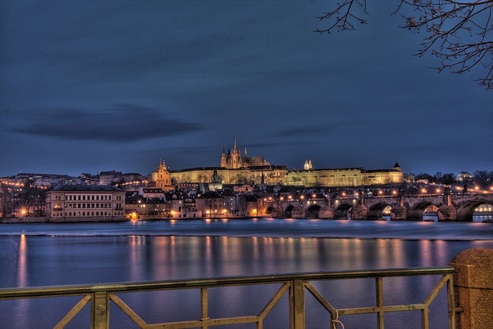 *Prague, blue hour