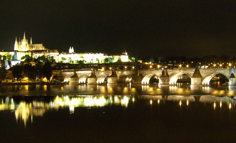 Prague by night