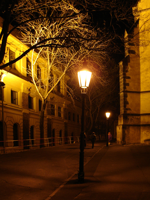 Prague by night