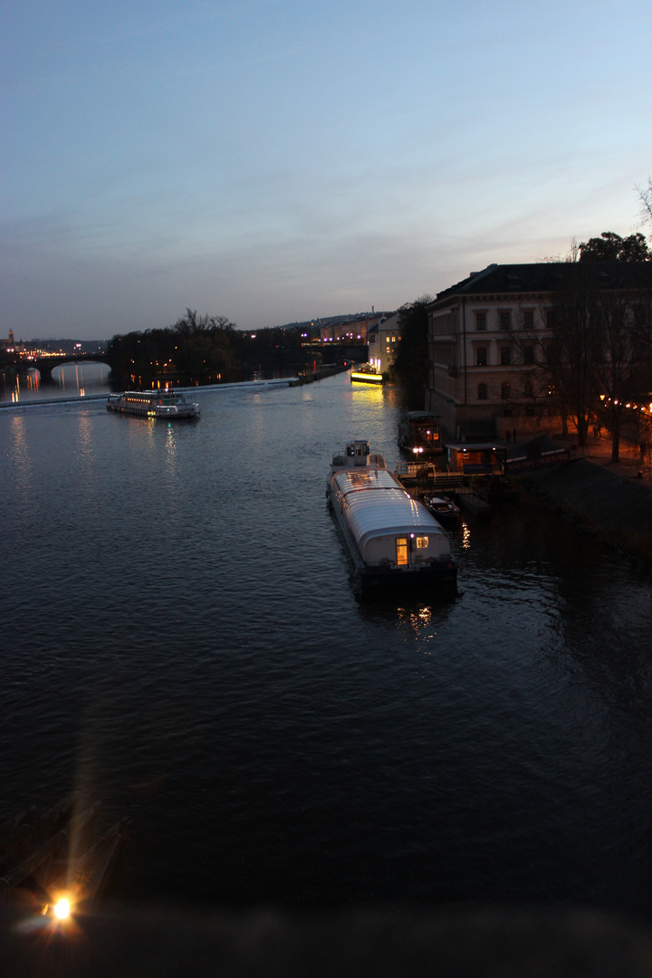 Prague by night