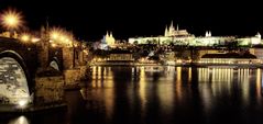 Prague castle - night view II.