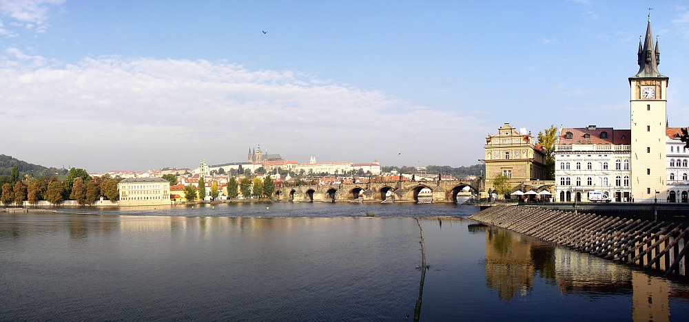 Prague View of Vltava