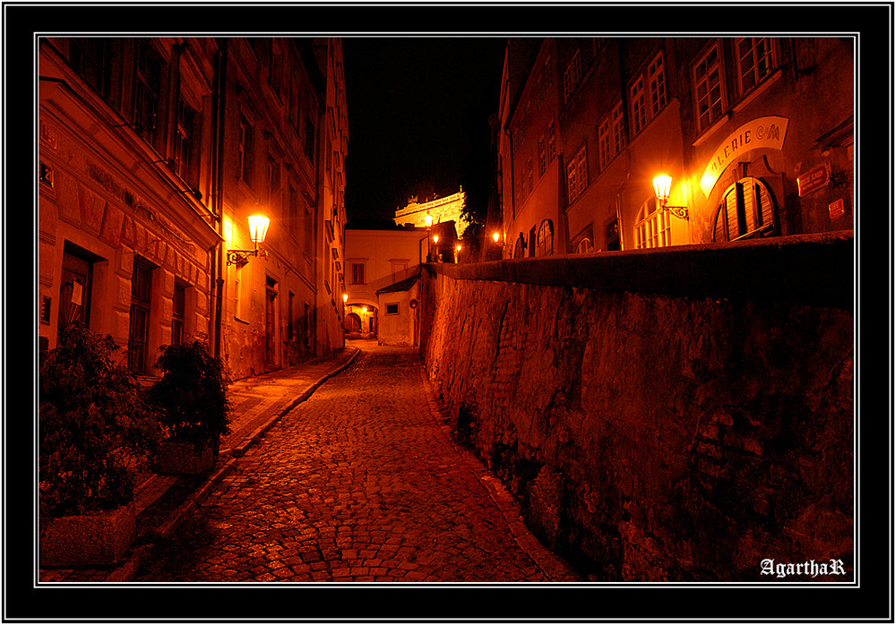 Prague&old part of city below Prague castle