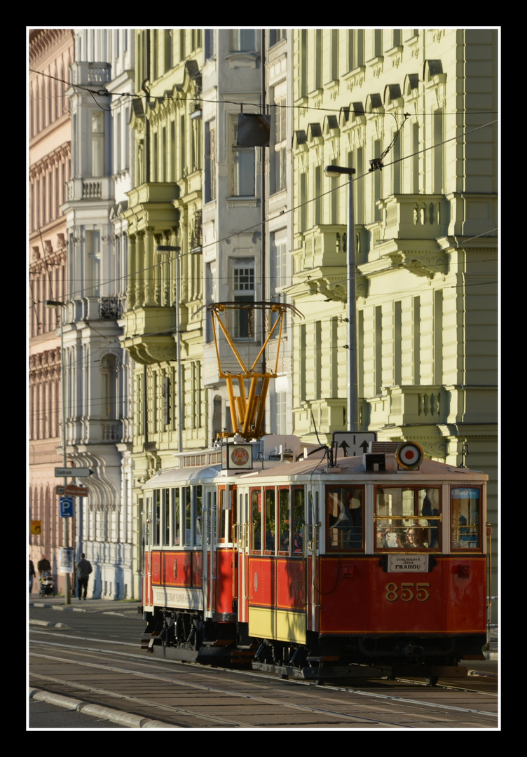 Praha (Prag) – Historische Straßenbahnfahrt