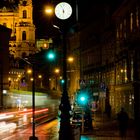 Praha tram clock