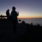 Praia da Marinha - Sunrise - mit Ines ;-)
