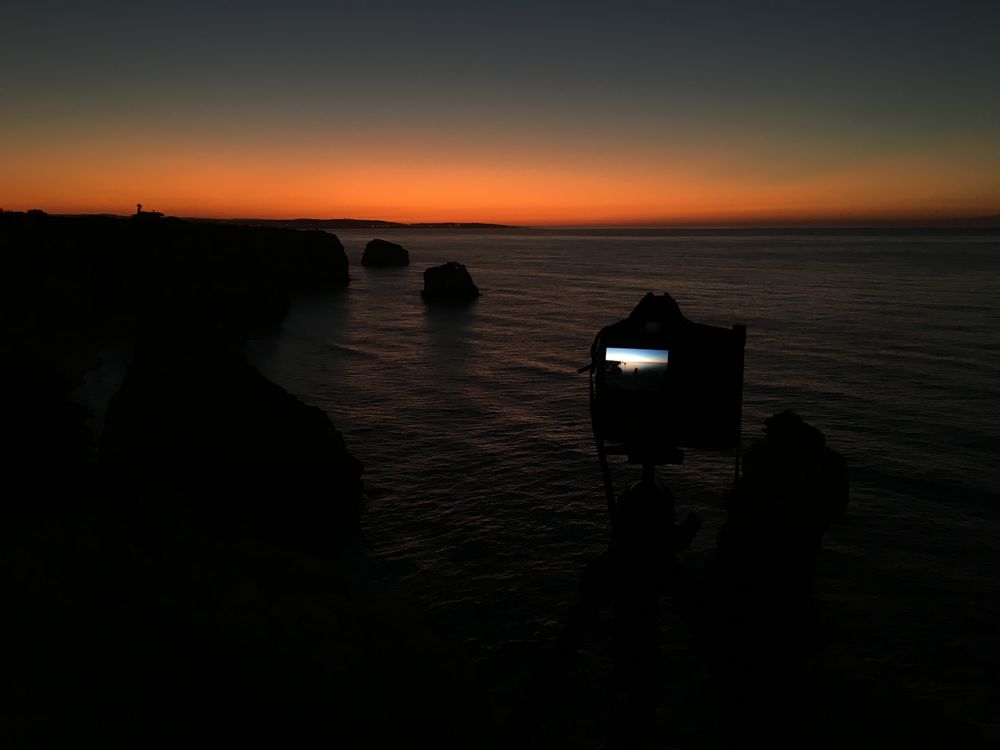 Praia da Marinha - Sunrise -  the 'making of' 