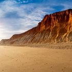 Praia de Falesia, Portugal - Kalksteinfelsen an der Algarve