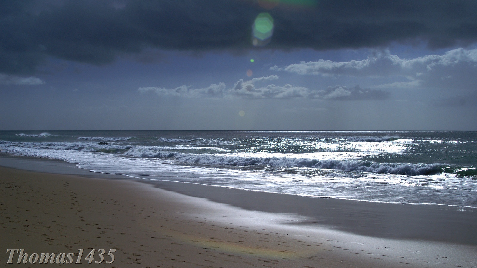 Praia dos tres Irmaos - Lensflaring