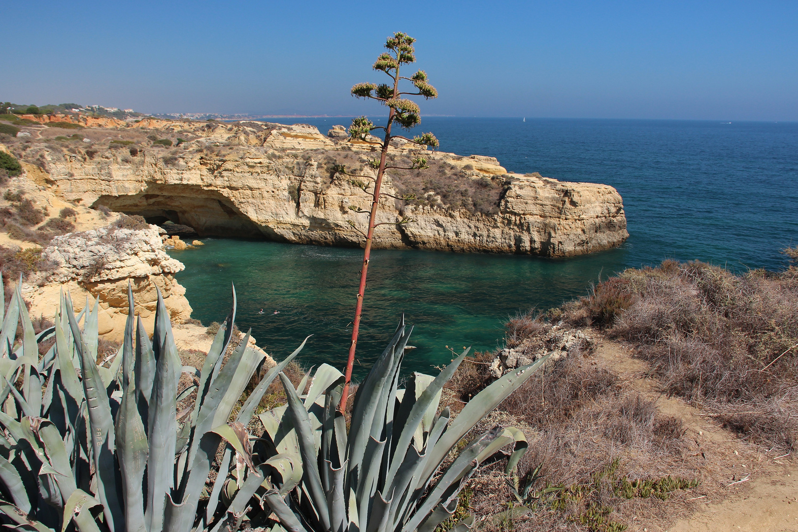 Praia Sao Rafael an der Algarve