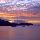 Praslin red skies (Praslin, Seychelles, 2002)