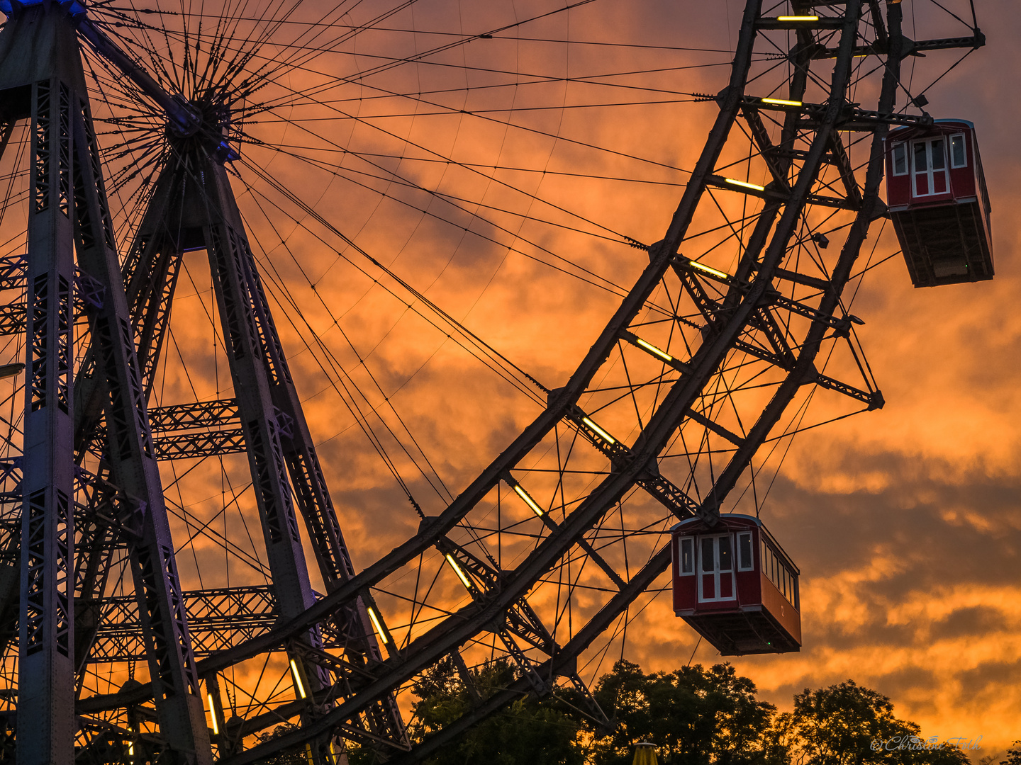 Prater in Wien - Riesenrad Foto & Bild | world, riesenrad, österreich