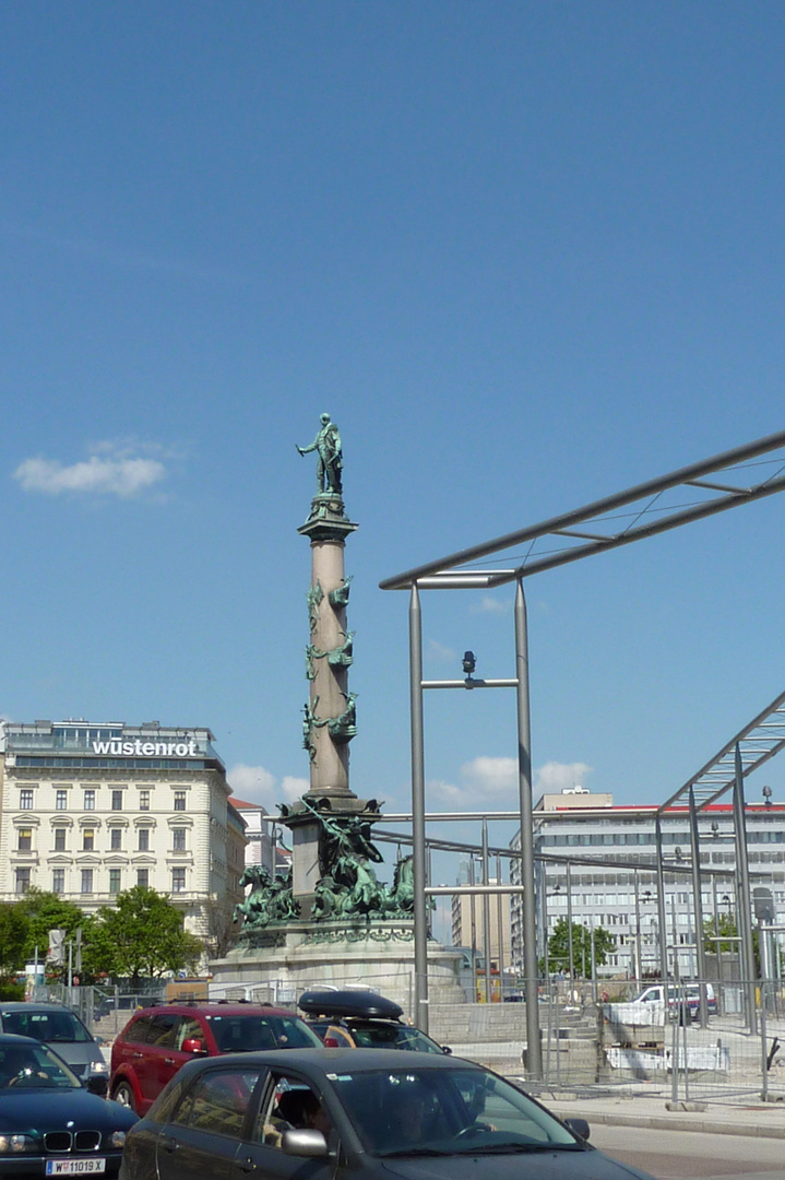 Praterstern von hier gehts in den wiener prater