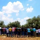 Pray before a protest walk