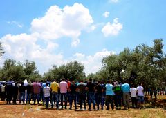 Pray before a protest walk