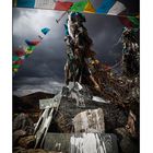 Prayer flags and Mani stones - Gebetsfahnen und Mani-Steine