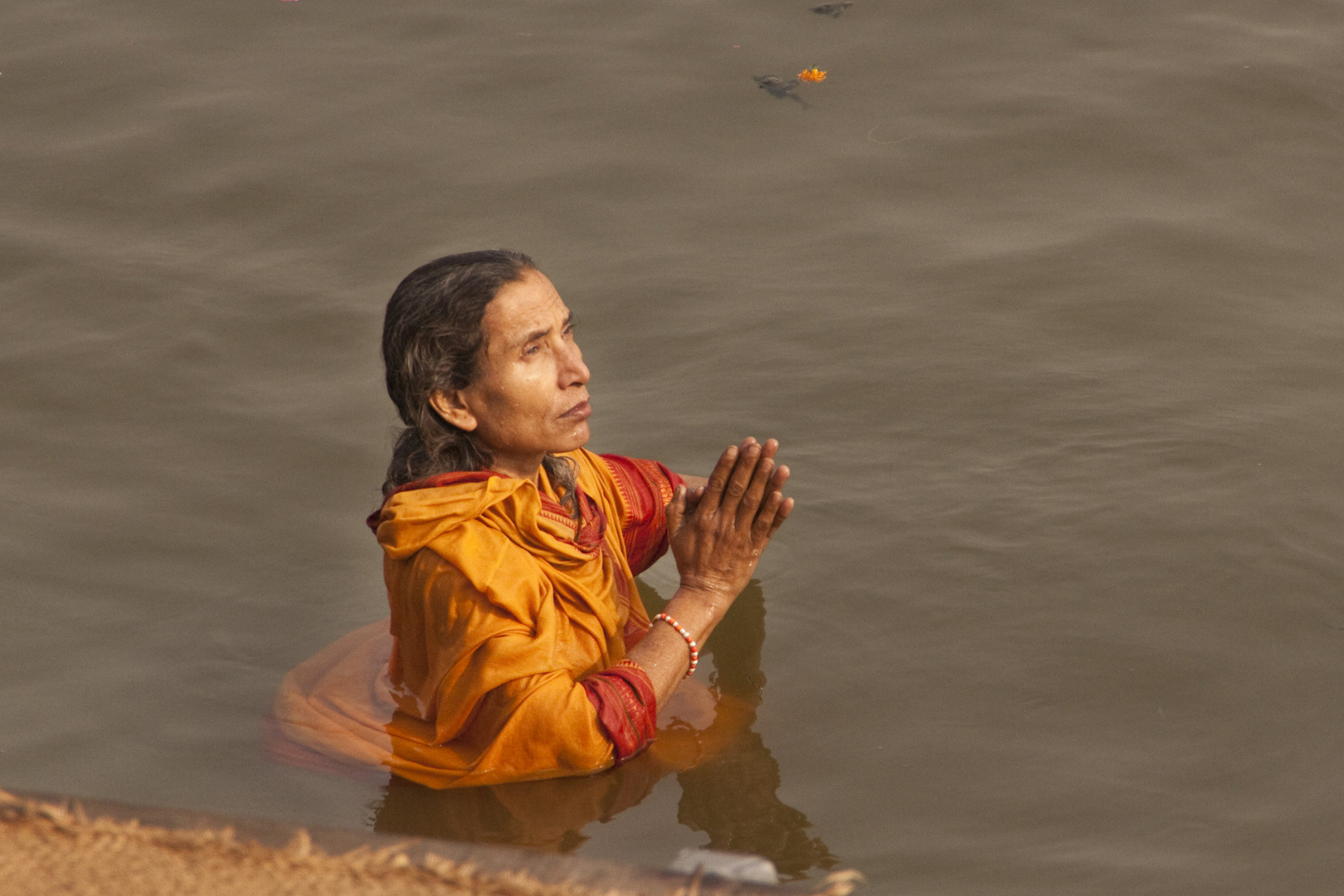 Prayers to the Morning Sun - Varanasi