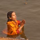 Prayers to the Morning Sun - Varanasi