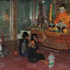 Praying at Mount Popa