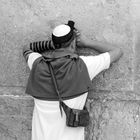 PRAYING AT THE WAILING WALL, JERUSALEM