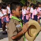 praying boy