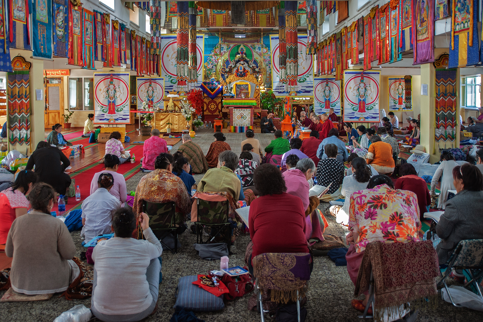 Praying in the Avalokitesvara temple