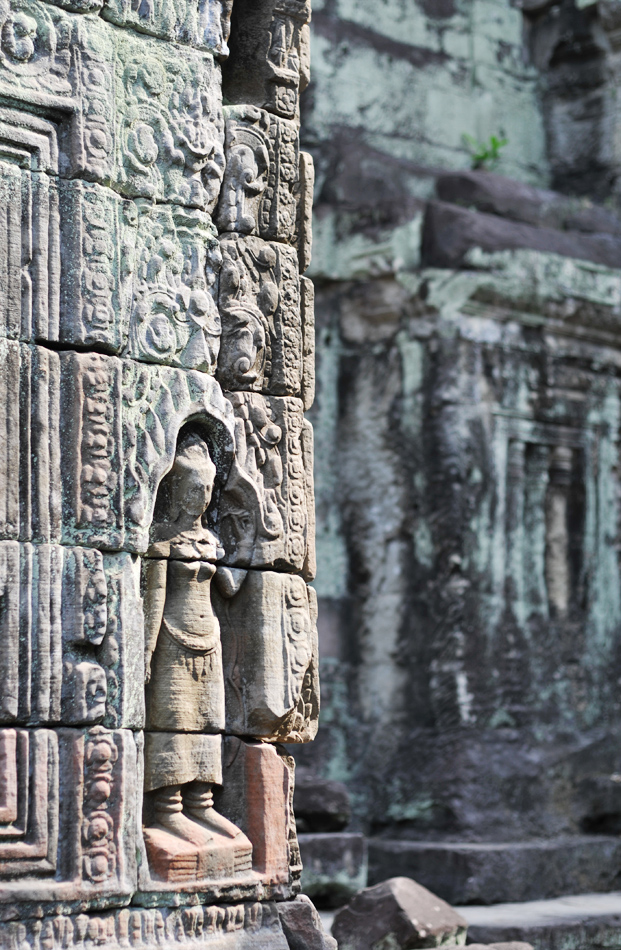 Preah Khan - Wallsurface