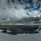 Prebersee Winterpanorama