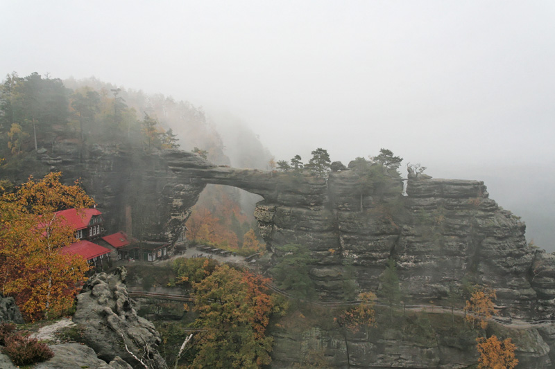 Prebischtor im Herbst 2007